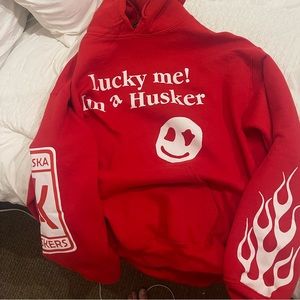 VINTAGE CUSTOM NEBRASKA I SEE GHOSTS SWEATSHIRT #nebraska #unl #huskers